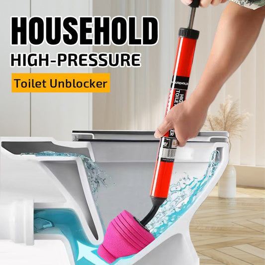 🔥JUST ONE SHOT!🔥Household High-Pressure Toilet Unblocker